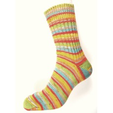 ponožky vel.36-37 - 724 zelenooranžžlutotyrkys