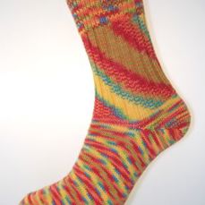 ponožky vel.36-37 - 782 červenožlutozelená
